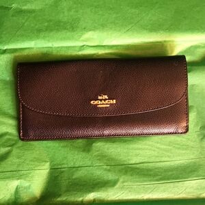 Coach wallet navy blue